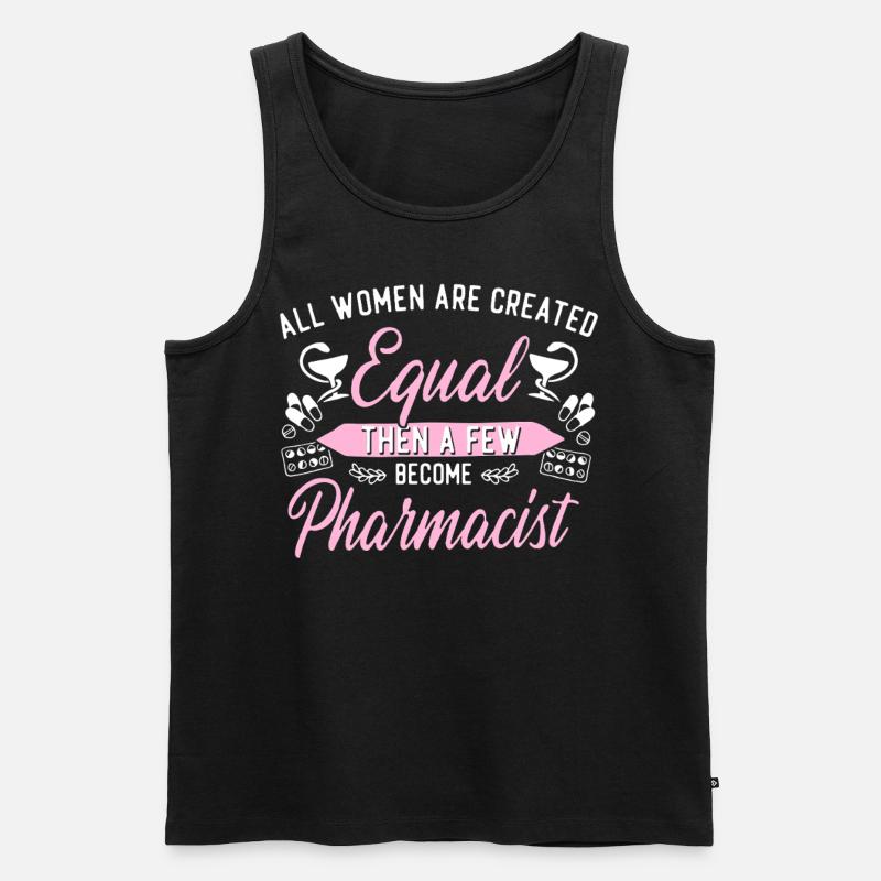 Pharmacy Tech Technician - Men's Premium Organic Tank Top - black