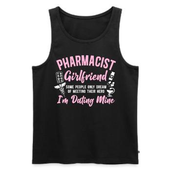 Pharmacy Tech Technician - Men's Premium Organic Tank Top - black - Front - Michal (187cm)