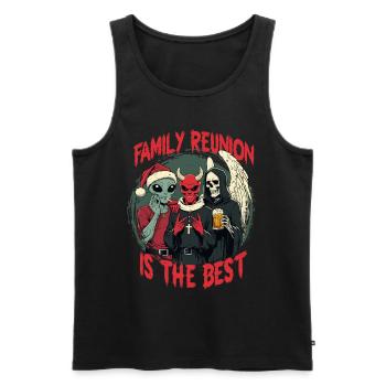 Occultism Tarot Family Reunion Is The Best - Men's Premium Organic Tank Top - black - Front - Michal (187cm)
