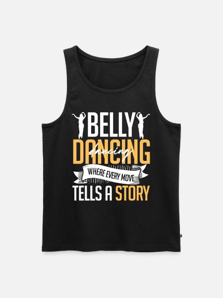 Belly Dance Belly Dancer - Men's Premium Organic Tank Top - black
