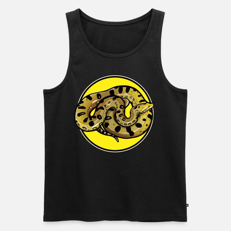 Anakondas Anakonda - Männer Premium Bio Tank Top - Schwarz