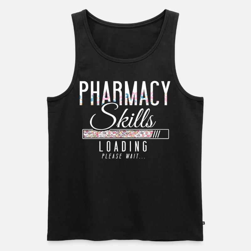 Pharmacy Tech Technician - Men's Premium Organic Tank Top - black