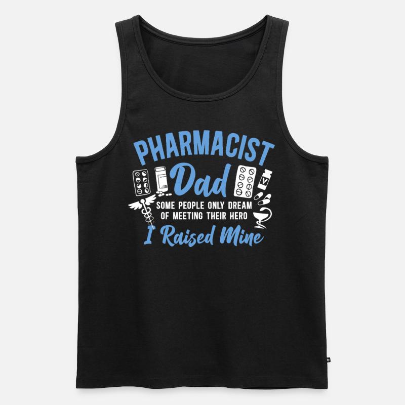 Pharmacy Tech Technician - Männer Premium Bio Tank Top - Schwarz