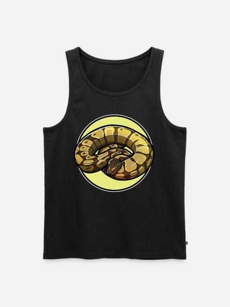 Ball Python Königspythons Königspython - Männer Premium Bio Tank Top - Schwarz