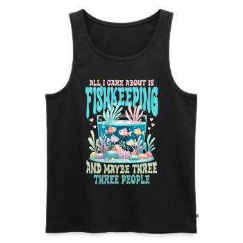 Coral Breeding Coral Breeders - Men's Premium Organic Tank Top - black - Front - AI Model Male 178 light (178cm)