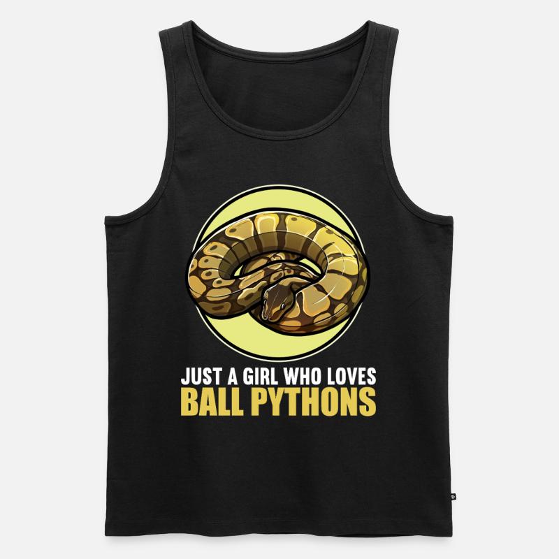 Ball Python Königspythons Königspython - Männer Premium Bio Tank Top - Schwarz