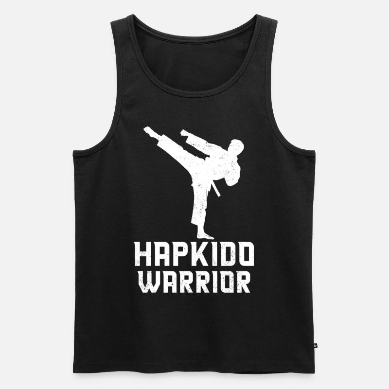 Hapkido Warrior - Männer Premium Bio Tank Top - Schwarz