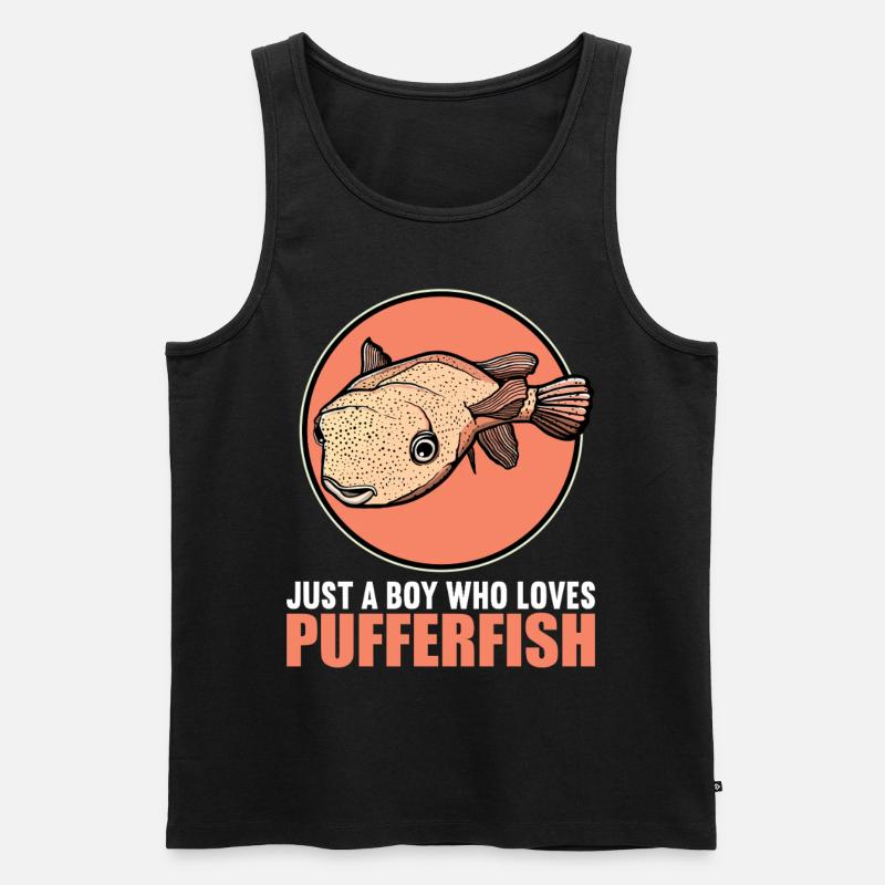 Kugelfische Kugelfisch - Männer Premium Bio Tank Top - Schwarz