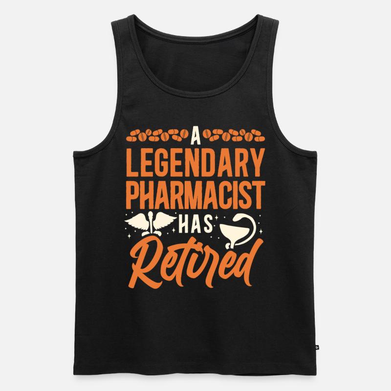 Pharmacy Tech Technician - Men's Premium Organic Tank Top - black