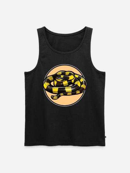 Banded Krait Gebänderter Krait - Men's Premium Organic Tank Top - black