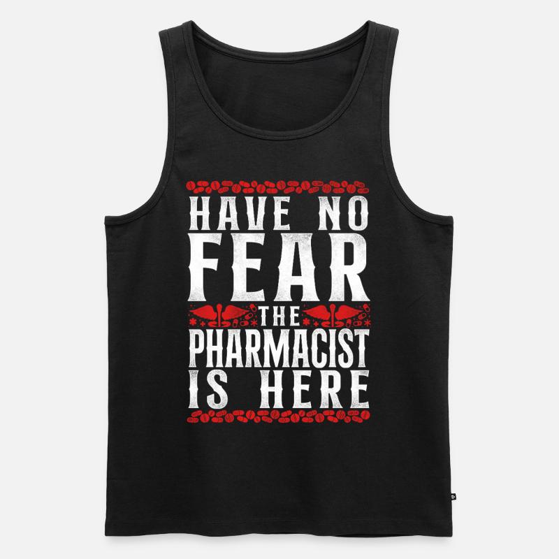 Pharmacy Tech Technician - Men's Premium Organic Tank Top - black