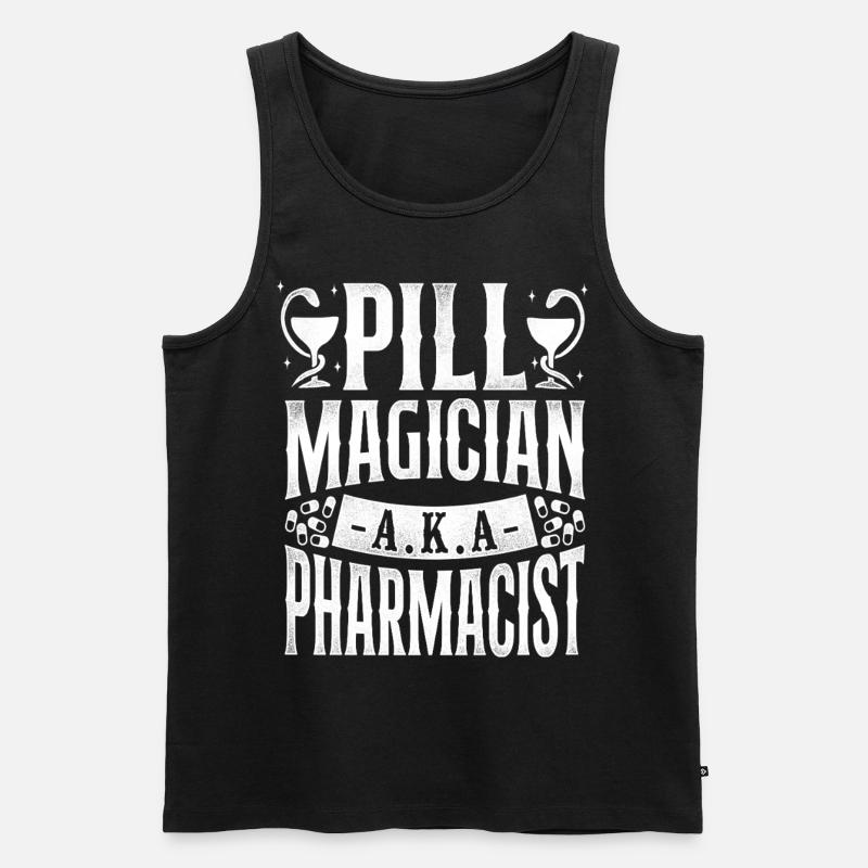 Pharmacy Tech Technician - Männer Premium Bio Tank Top - Schwarz