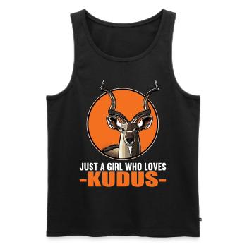 Koudous Koudou - Débardeur bio Premium Homme - noir - Devant - Michal (187cm)