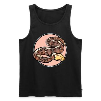 Gabon Vipers Gabon Vipers - Men's Premium Organic Tank Top - black - Front - AI Model Male 178 light (178cm)