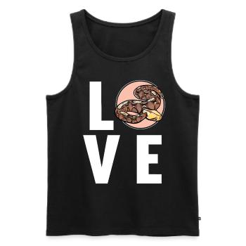 Gabon Vipers Gabon Vipers - Men's Premium Organic Tank Top - black - Front - AI Model Male 178 light (178cm)