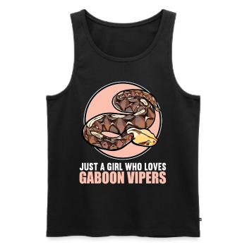 Gabon Vipers Gabon Vipers - Men's Premium Organic Tank Top - black - Front - AI Model Male 178 light (178cm)