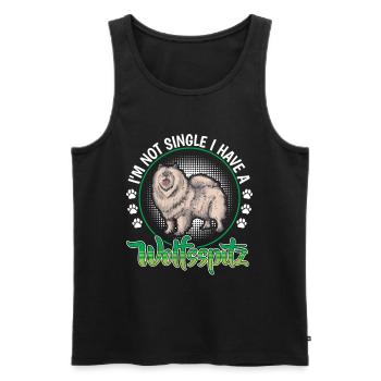 Wolfsspitz nicht single Deutscher Wolfsspitz - Männer Premium Bio Tank Top - Schwarz - Vorne - Michal (187cm)