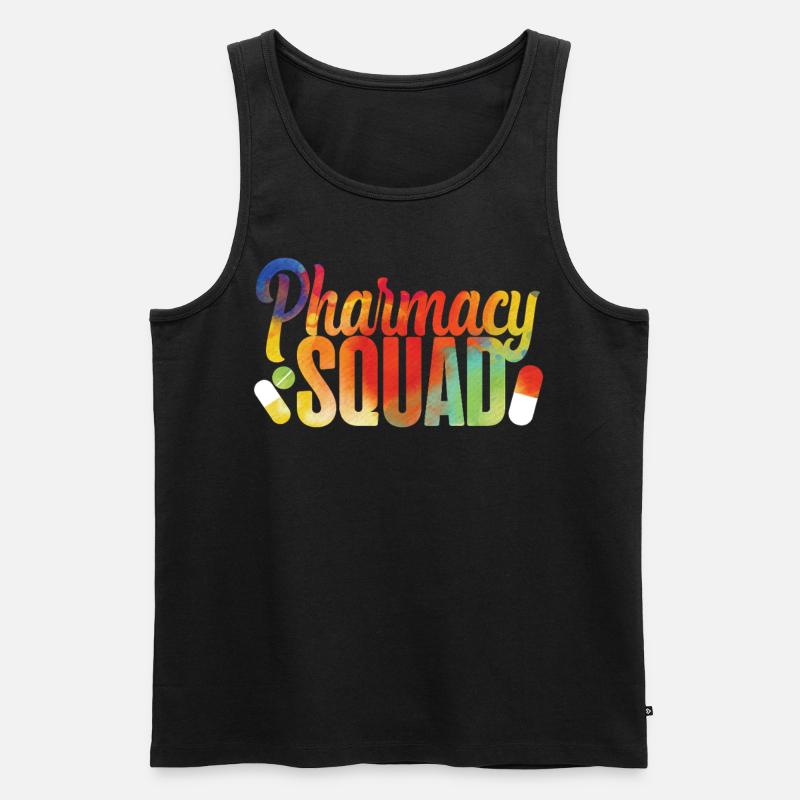 Pharmacy Tech Technician - Men's Premium Organic Tank Top - black