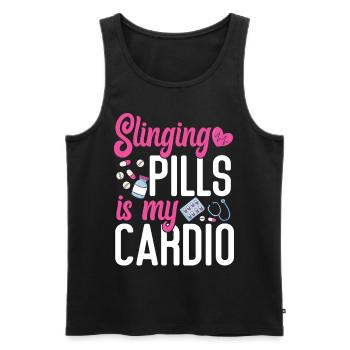 Pharmacy Tech Technician - Männer Premium Bio Tank Top - Schwarz - Vorne - Michal (187cm)