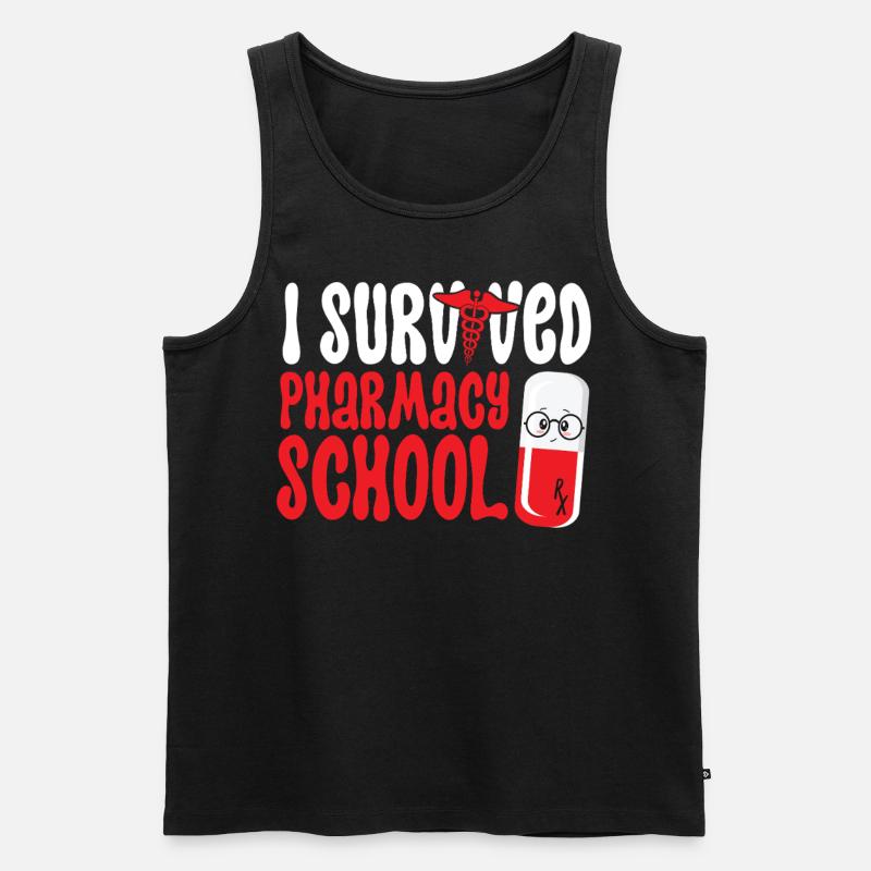 Pharmacy Tech Technician - Männer Premium Bio Tank Top - Schwarz