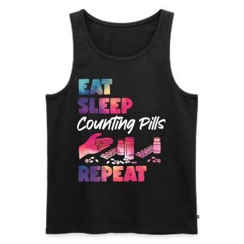 Pharmacy Tech Technician - Männer Premium Bio Tank Top - Schwarz - Vorne - Michal (187cm)