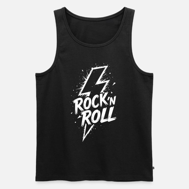 Rock 'n' Roll Blitz - Débardeur bio Premium Homme - noir