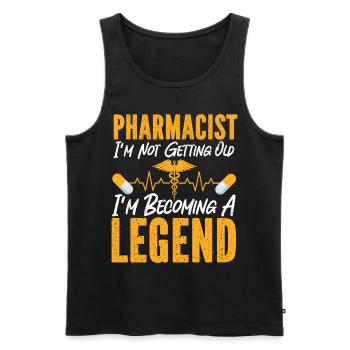 Pharmacy Tech Technician - Männer Premium Bio Tank Top - Schwarz - Vorne - Michal (187cm)