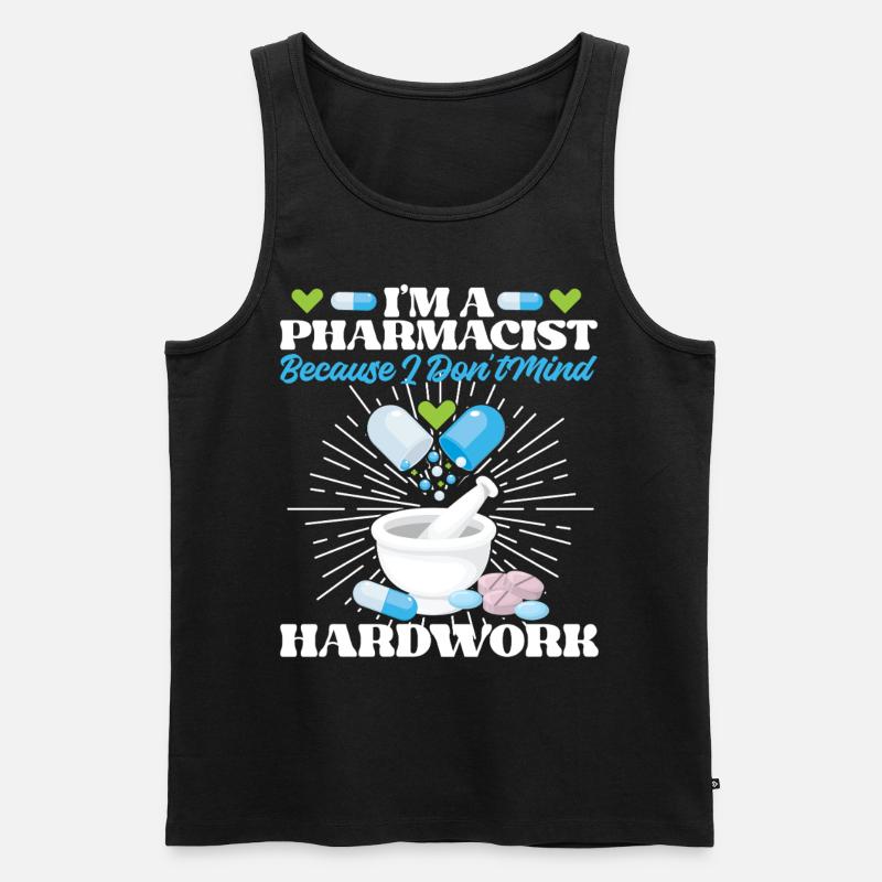 Pharmacy Tech Technician - Männer Premium Bio Tank Top - Schwarz