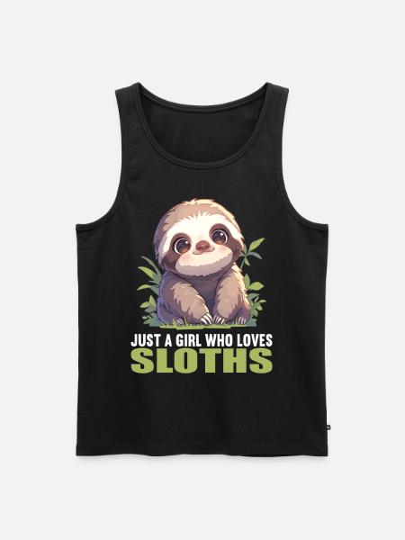 Sloths Sloth - Men's Premium Organic Tank Top - black
