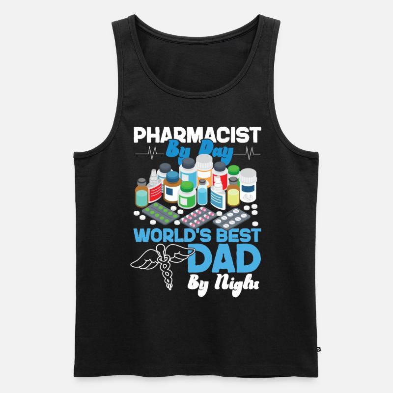 Pharmacy Tech Technician - Männer Premium Bio Tank Top - Schwarz