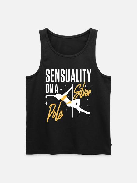 Pole Dancing Poledancing - Männer Premium Bio Tank Top - Schwarz