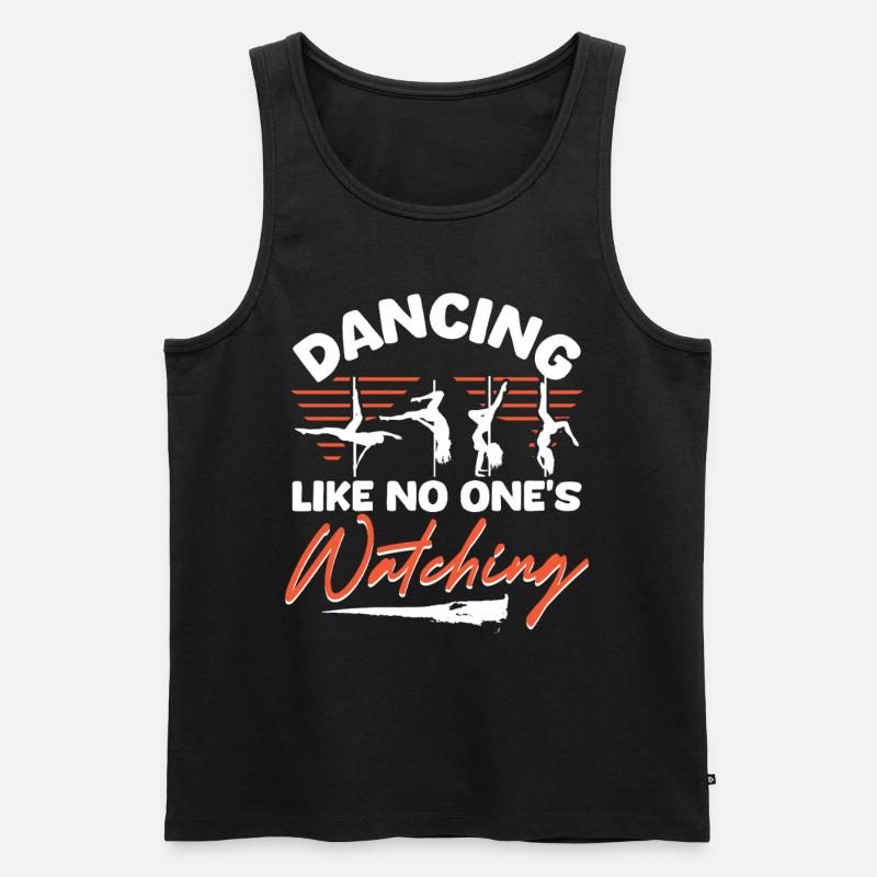 Pole Dancing Poledancing - Männer Premium Bio Tank Top - Schwarz