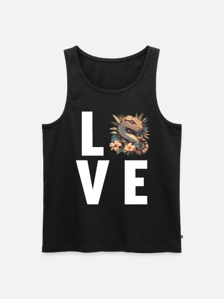Snakes Snake - Men's Premium Organic Tank Top - black