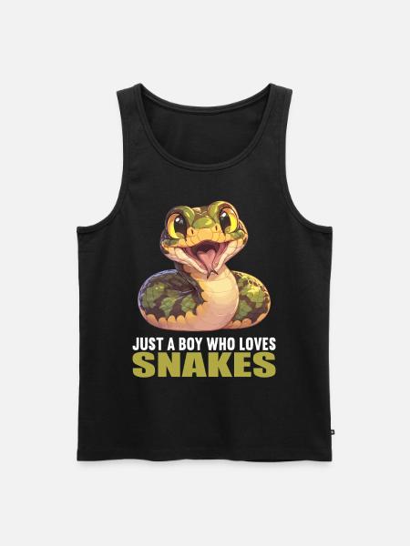 Snakes Snake - Men's Premium Organic Tank Top - black