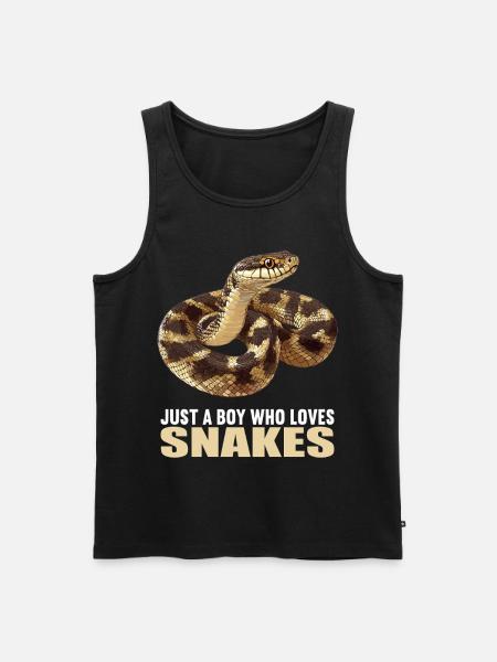 Snakes Snake - Men's Premium Organic Tank Top - black