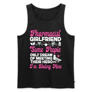 Pharmacy Tech Technician - Men's Premium Organic Tank Top - black - Front - Michal (187cm)