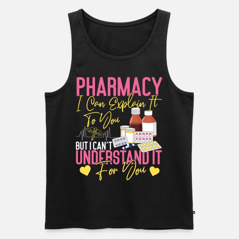 Pharmacy Tech Technician - Männer Premium Bio Tank Top - Schwarz