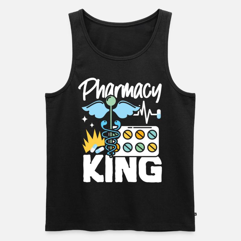 Pharmacy Tech Technician - Men's Premium Organic Tank Top - black