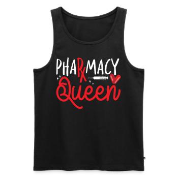 Pharmacy Tech Technician - Men's Premium Organic Tank Top - black - Front - Michal (187cm)