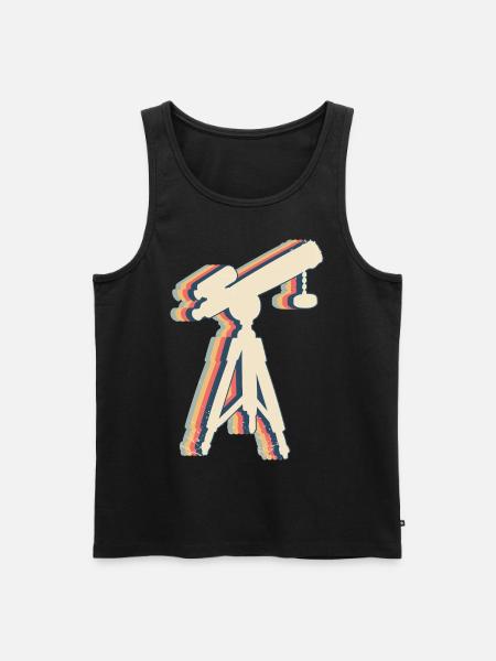 Stargazing Stargazer Astronomy Constellation - Men's Premium Organic Tank Top - black