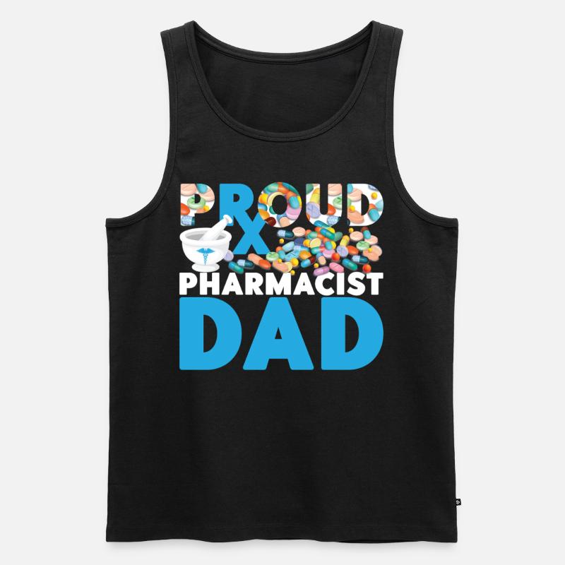 Pharmacy Tech Technician - Männer Premium Bio Tank Top - Schwarz