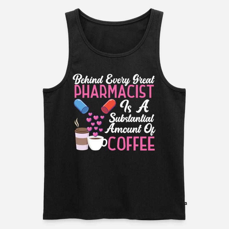 Pharmacy Tech Technician - Men's Premium Organic Tank Top - black