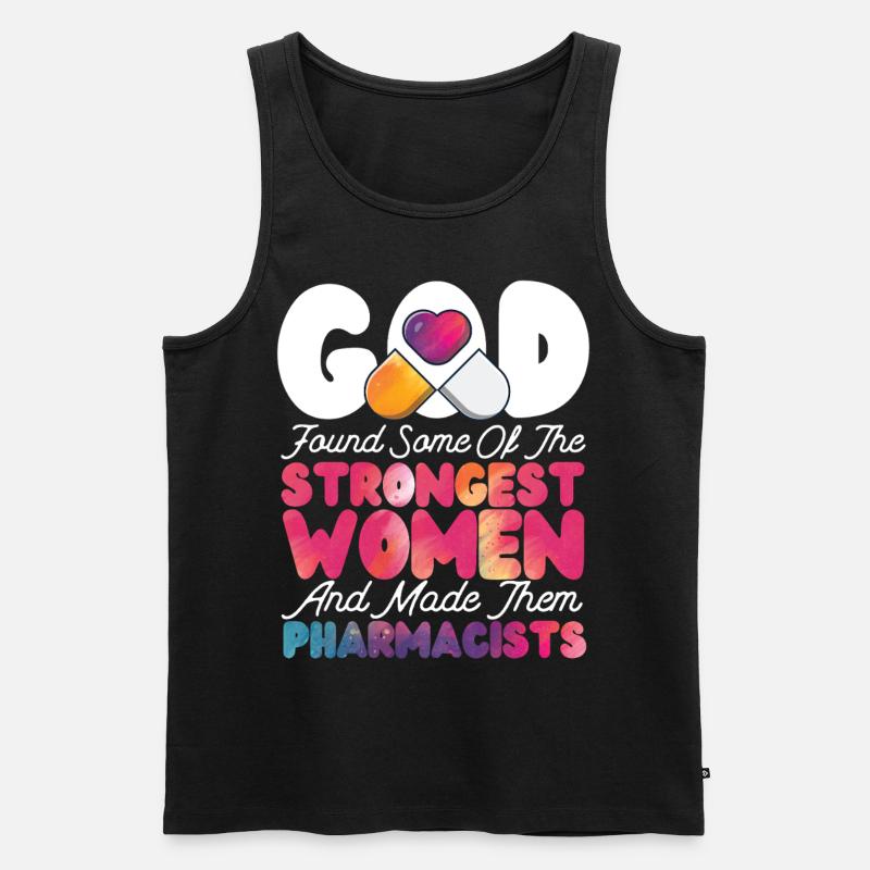 Pharmacy Tech Technician - Männer Premium Bio Tank Top - Schwarz
