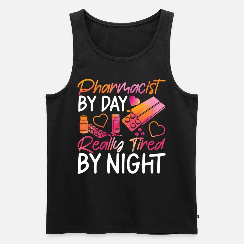 Pharmacy Tech Technician - Männer Premium Bio Tank Top - Schwarz