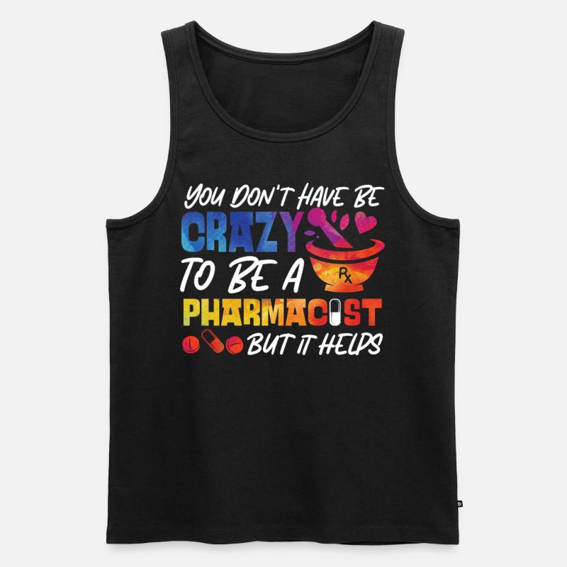 Pharmacy Tech Technician - Männer Premium Bio Tank Top - Schwarz