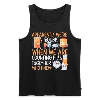 Pharmacy Tech Technician - Männer Premium Bio Tank Top - Schwarz - Vorne - Michal (187cm)