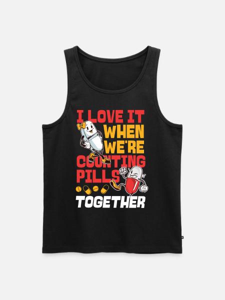 Pharmacy Tech Technician - Männer Premium Bio Tank Top - Schwarz