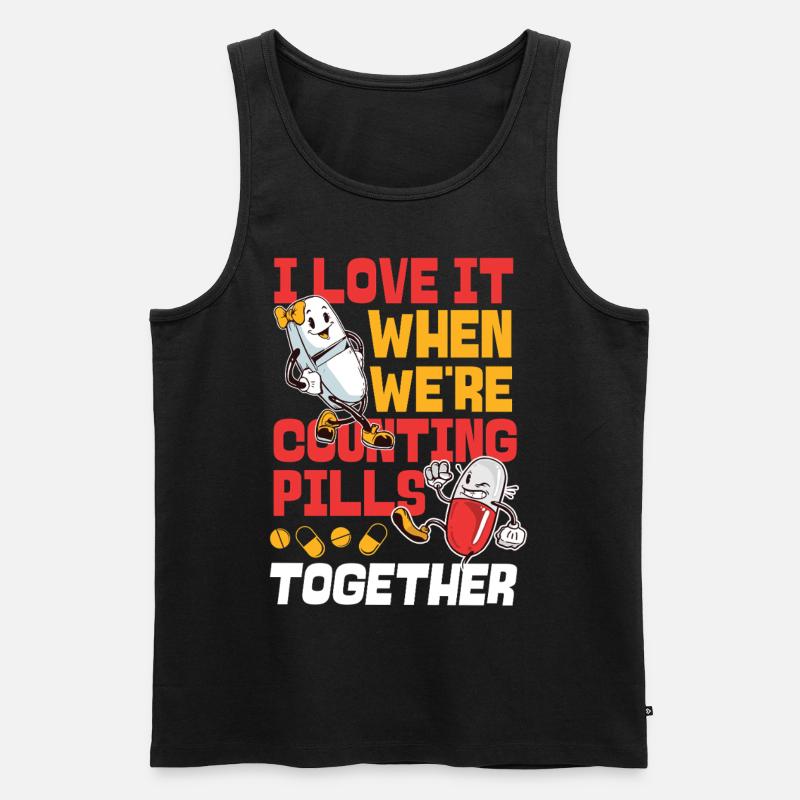 Pharmacy Tech Technician - Men's Premium Organic Tank Top - black