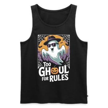 Trop de goule pour les règles Chemise d’Halloween - Débardeur bio Premium Homme - noir - Devant - Michal (187cm)
