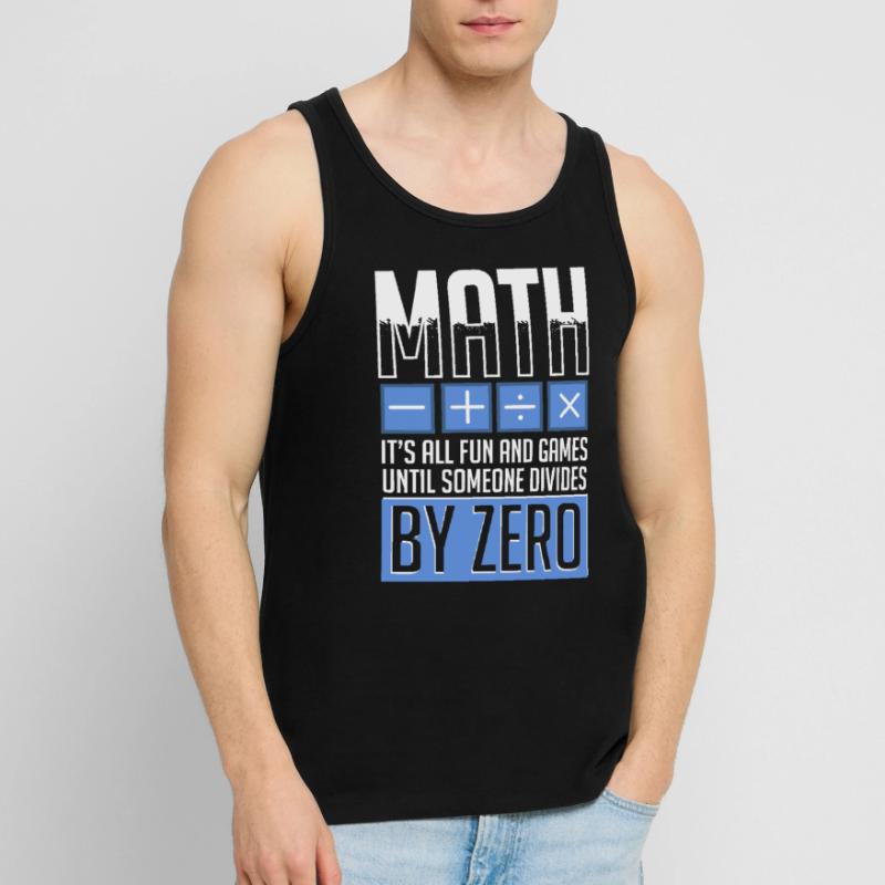 Math Math Math Teacher Math Teacher Men's Premium Organic Tank Top